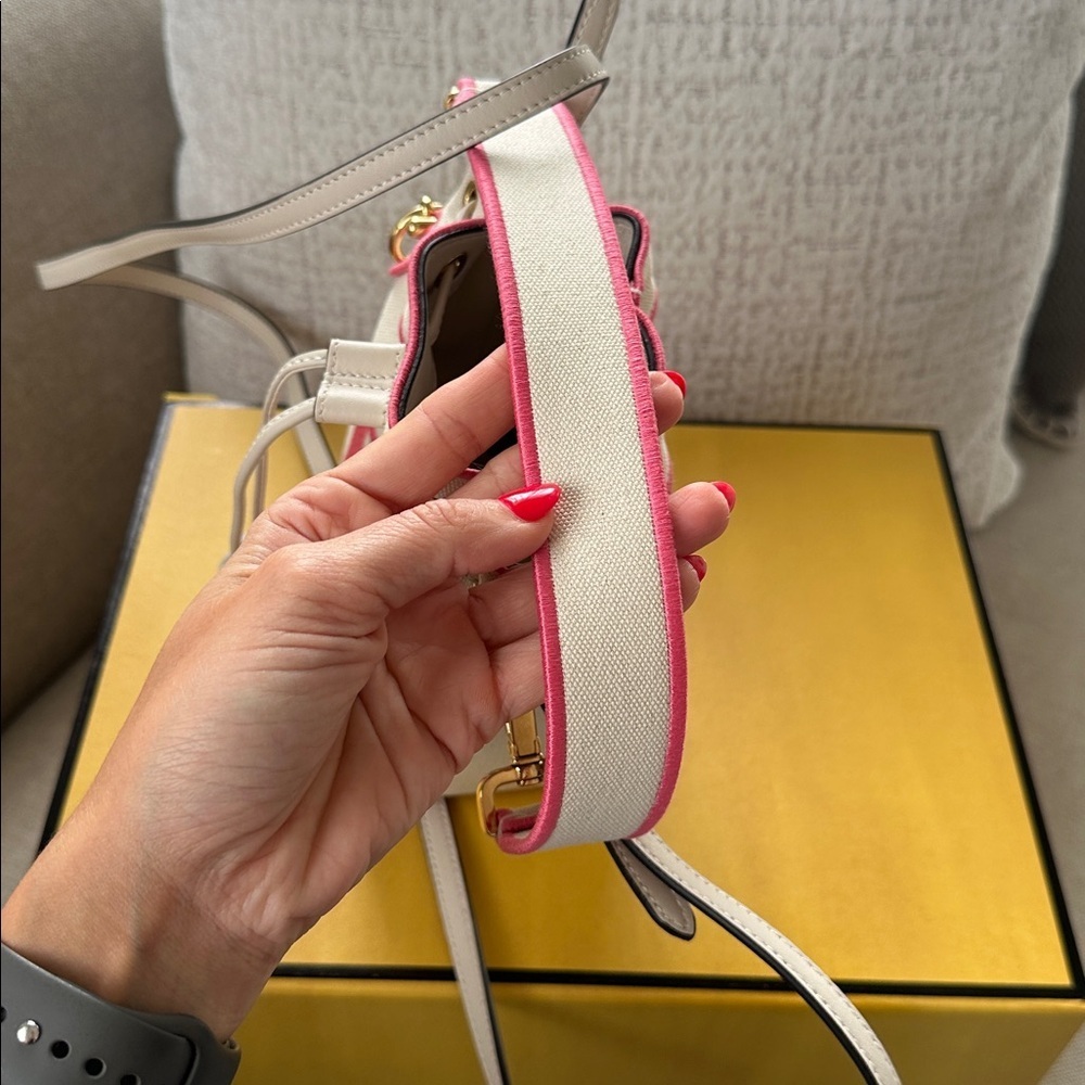 Fendi Mini Tresor Canvas bucket bag - Picture 7 of 12